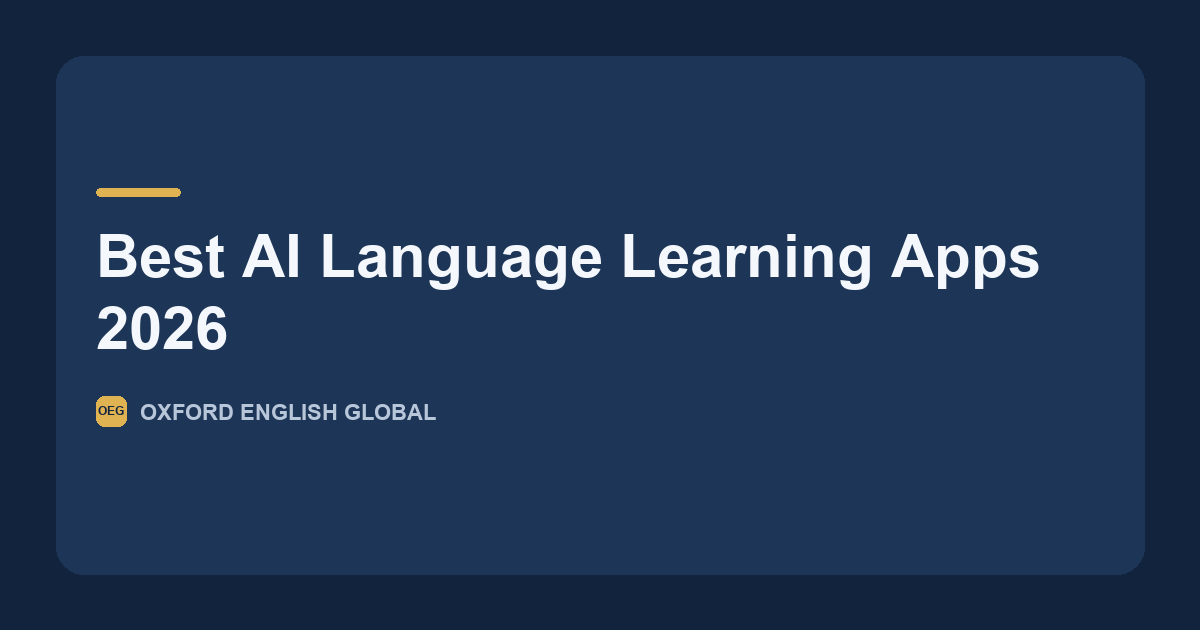 Oxford English Global assessors marking AI language learning apps against a published mark scheme.